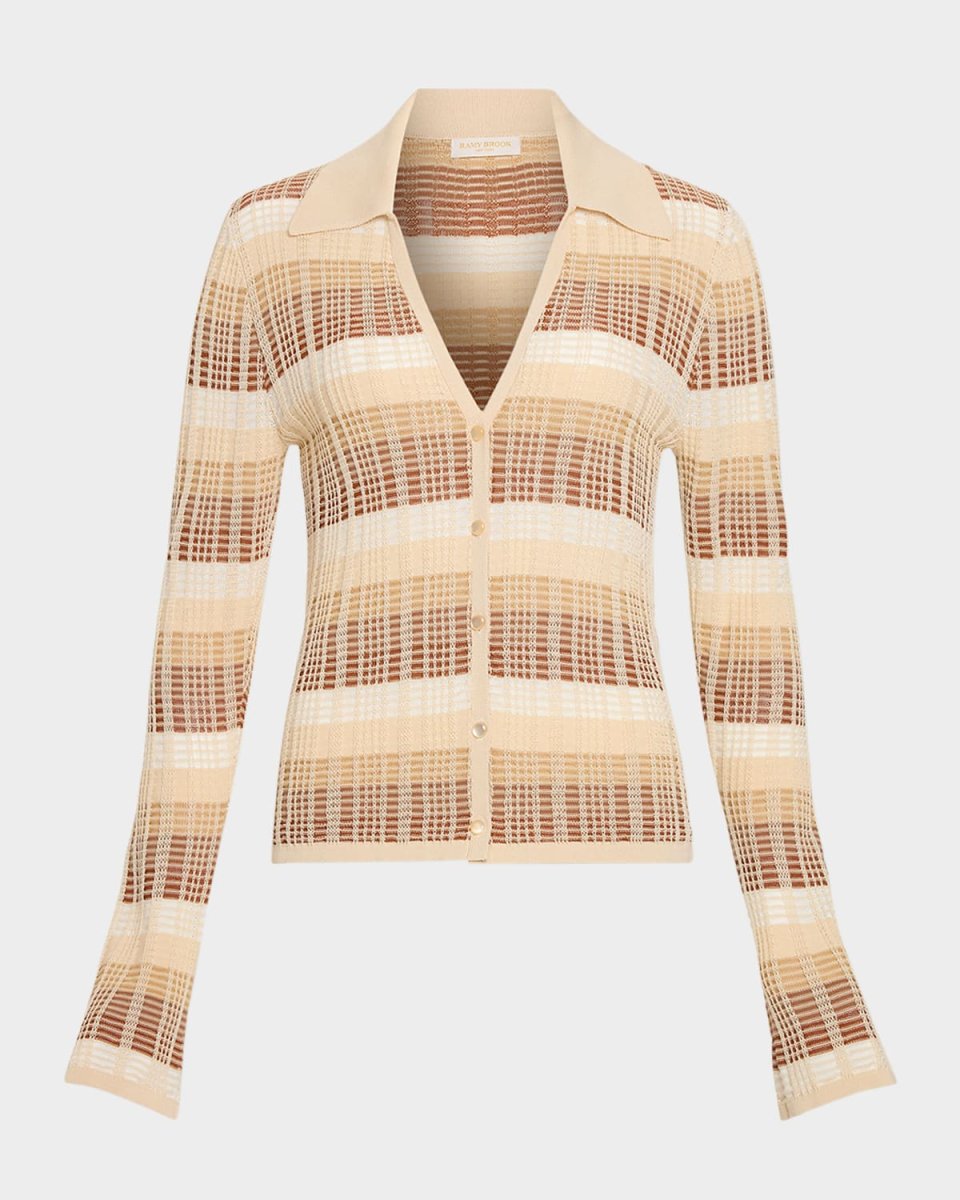 Ivana Plaid Cardigan